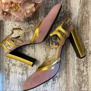 Vintage Prada T-strap Heels
